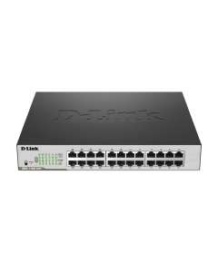 D-Link DGS-1100-24P 12-Ports 10/100/1000Mbps PoE + 12-Ports 10/100/1000Mbps Smart Switch
